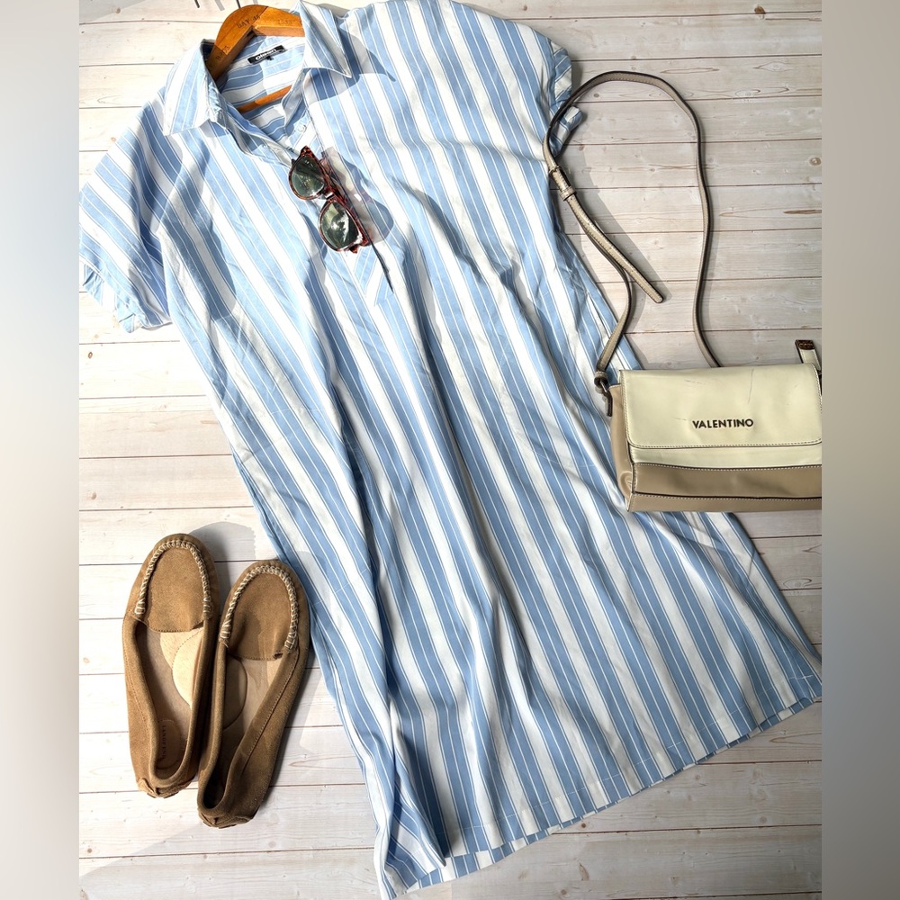 Olsen cotton shirt dress